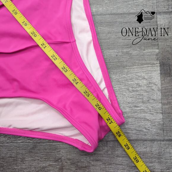 Cupshe One Shoulder Cut Out One Piece Swimsuit Size M - Picture 6 of 7